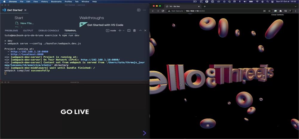 13 — Go live 课程海报