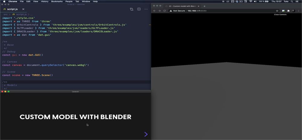 23 — 用 Blender 制作自定义模型 课程海报