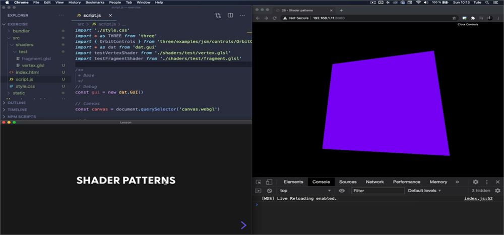 28 — Shader 图案课程海报
