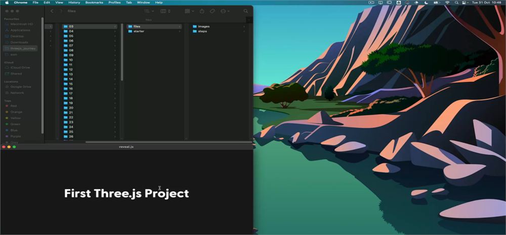 03 — 第一个 Three.js 项目 课程海报