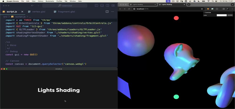 35 — 灯光、着色与 Shader 课程海报