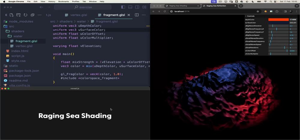 36 — 汹涌大海的着色 Shader 课程海报